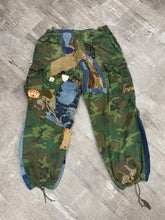 Load image into Gallery viewer, Vietnam Army Patchwork pants- 36x32