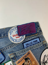 Load image into Gallery viewer, #3 Patch Flare Jeans - 36 x 33