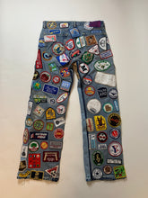 Load image into Gallery viewer, #3 Patch Flare Jeans - 36 x 33