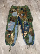 Load image into Gallery viewer, Vietnam Army Patchwork pants- 36x32